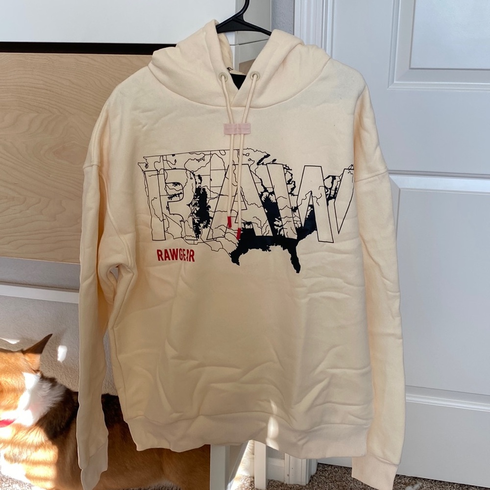 Rawgear Beige Hoodie Medium